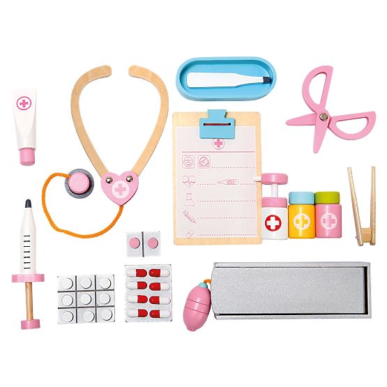 Bino Doctor's Set in Wooden Case