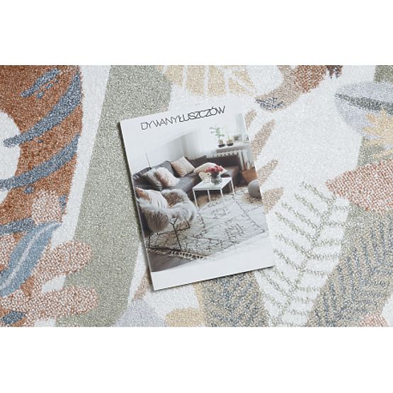 BONO 8426 Round Rug Jungle, Wild Animals Cream / Dark Gold