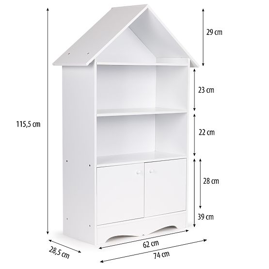 Bookcase with storage space Domeček