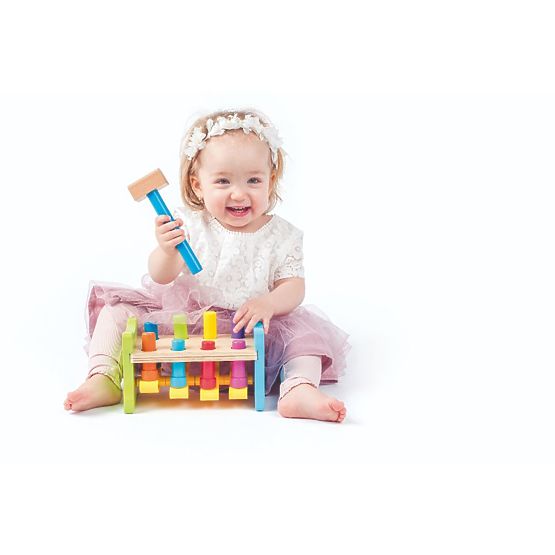 Bouncing Peg Hammering Toy