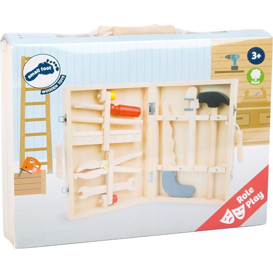 Box with Wooden Tools