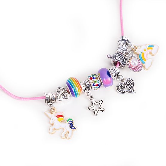 Bracelet, Necklace, Pendant, Bead Making Set 66 Elements + Organizer and Bag