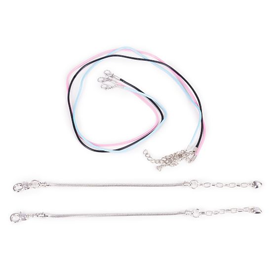 Bracelet, Necklace, Pendant, Bead Making Set 66 Elements + Organizer and Bag