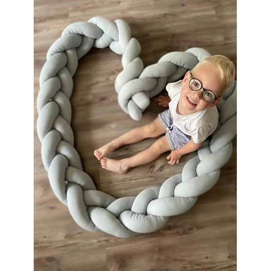 Braid guard 360 cm - gray