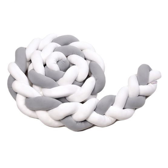 Braided Bumper - Gray-White
