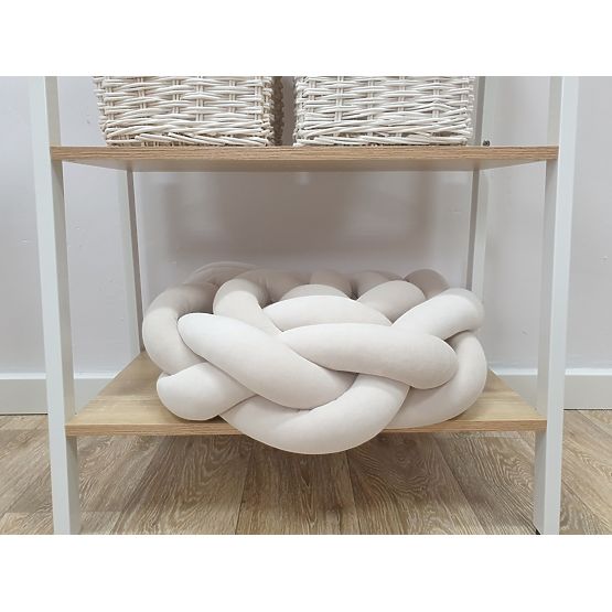 Braided guardrail 240 cm - white