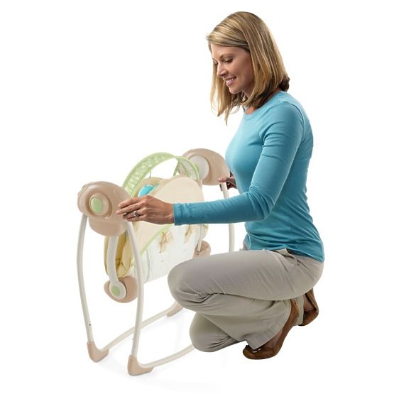 Bright Starts Elepaloo Portable Swing