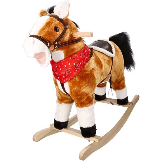 Brown Interactive Rocking Horse