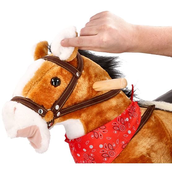 Brown Interactive Rocking Horse