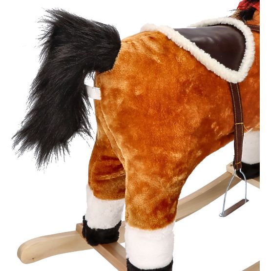 Brown Interactive Rocking Horse