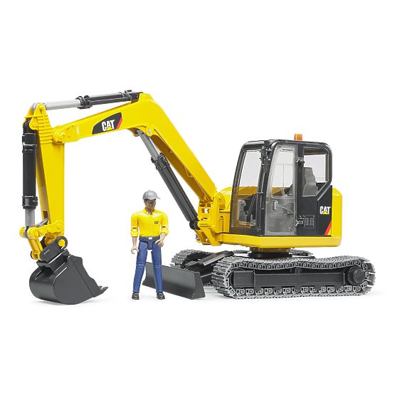 Bruder CAT Mini Excavator with Figure