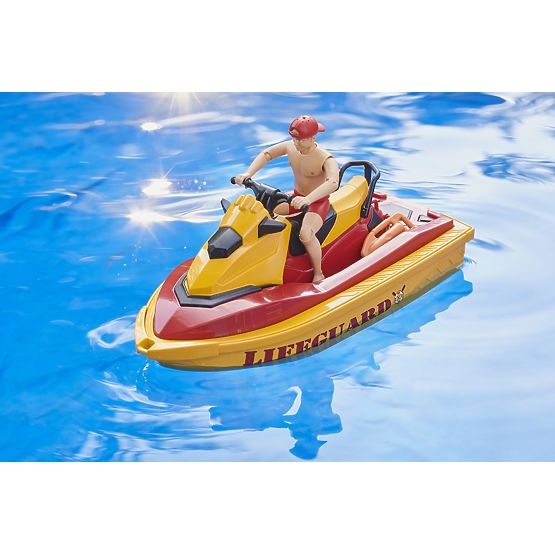 Bruder Coast Guard Tower with Quad Bike, Jet Ski, and Lifeguard