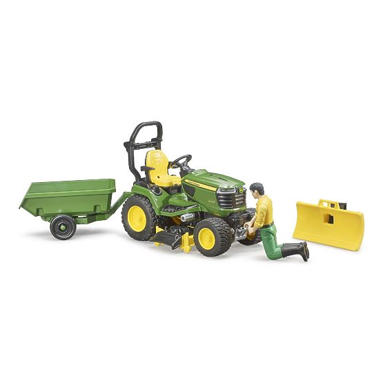 Bruder Garden Tractor John Deere X949 with Gardener