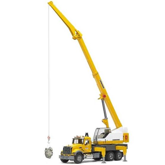 Bruder MACK Granite Truck with LIEBHERR Crane