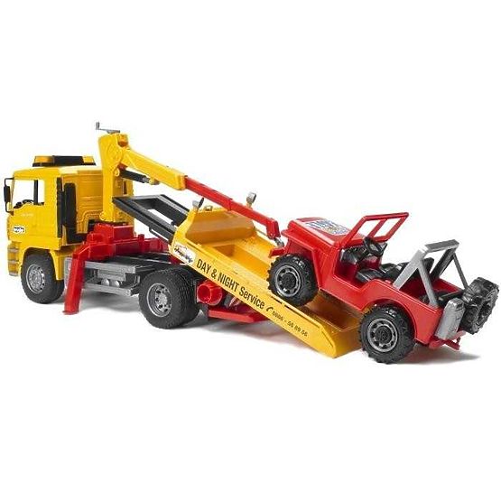 Bruder MAN Tow Truck and Jeep