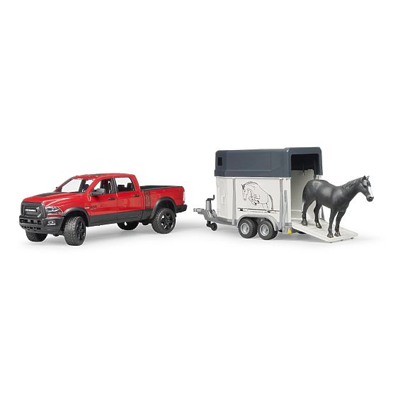 Bruder Off-Road Vehicle RAM with Horse Trailer