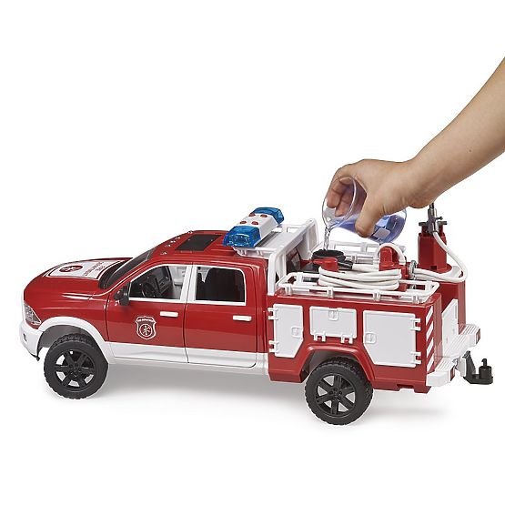 Bruder RAM 2500 Fire Truck with Light and Sound Beacon