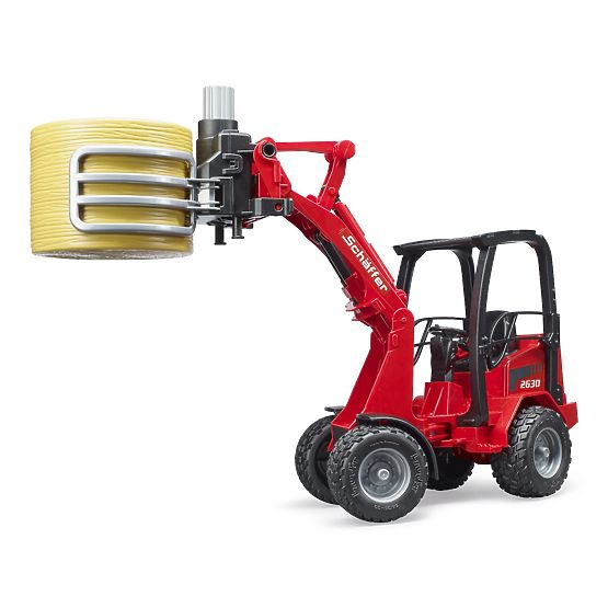 Bruder Schäffer Front Loader with Bale Grabber