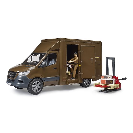 Bruder UPS MB Sprinter Van with Figure and Accessories