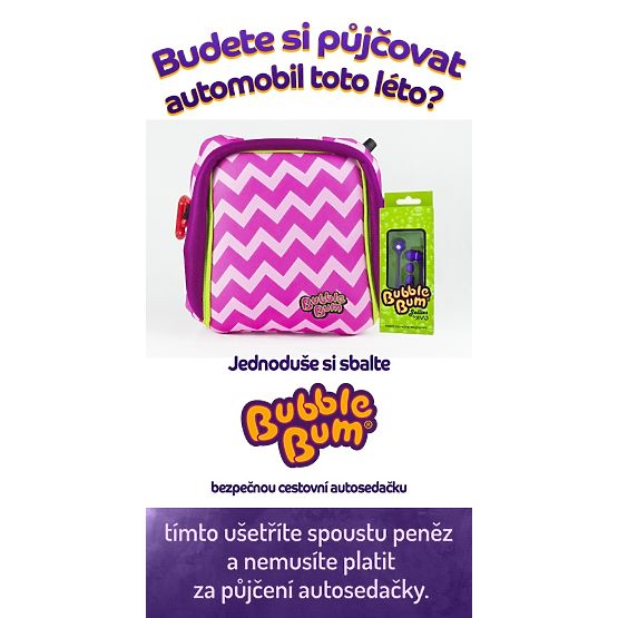 BubbleBum Children's Inflatable Seat + FREE Headphones