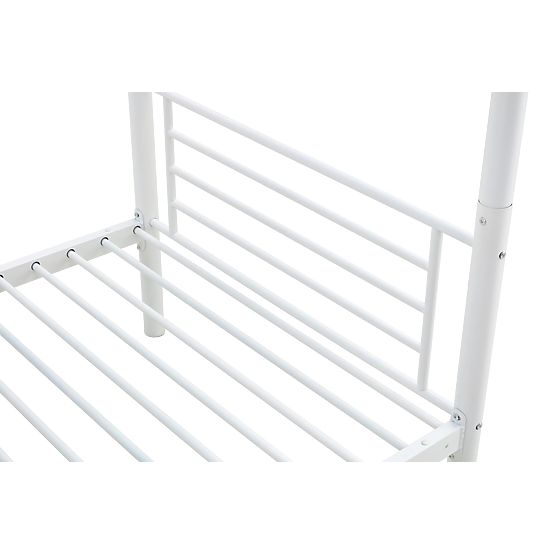 Metal bunk bed BUNKY 200x90 cm - white