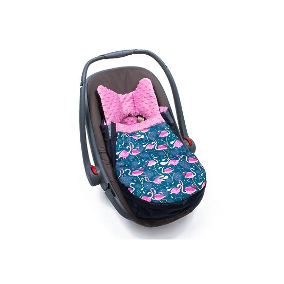 Car seat bag Minky - Flamingos