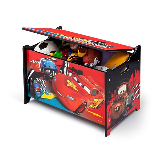 Cars 2 Wooden Toy Chest