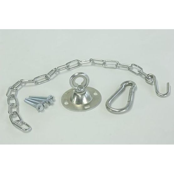 Ceiling hook for mounting hanging chairs