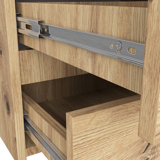 CHEST OF DRAWERS CL100 6SZ PK ARTISAN OAK