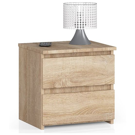 CHEST OF DRAWERS CL2 2DR CLP PK OAK SONOMA