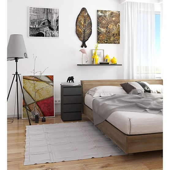 CHEST OF DRAWERS CL4 PK GRAPHITE GRAY