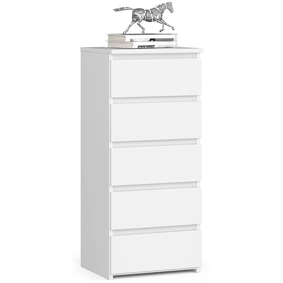 CHEST OF DRAWERS CL5 PK WHITE