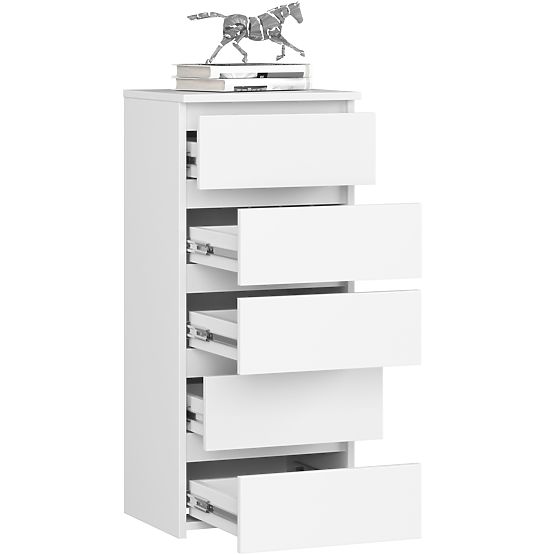 CHEST OF DRAWERS CL5 PK WHITE