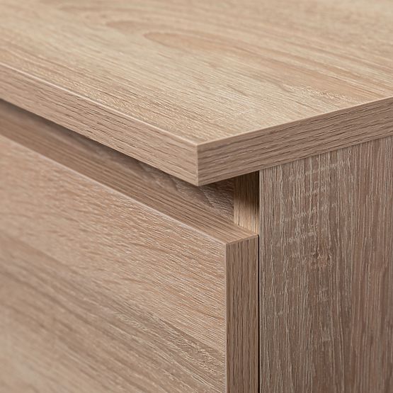 CHEST OF DRAWERS K100 2D 3SZ PK OAK SONOMA