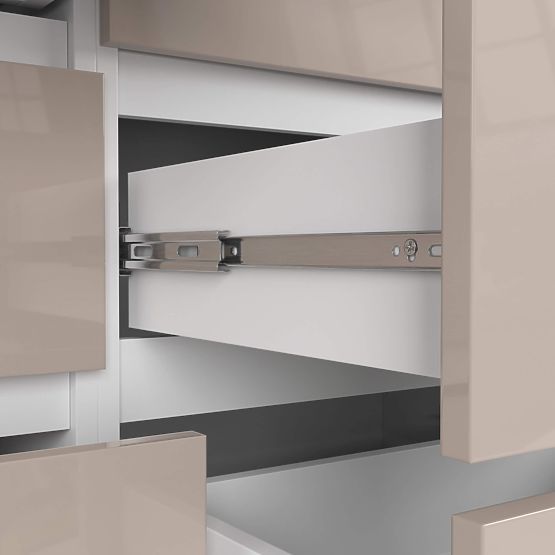 CHEST OF DRAWERS K120 8DR PK CAPPUCCINO GLOSS