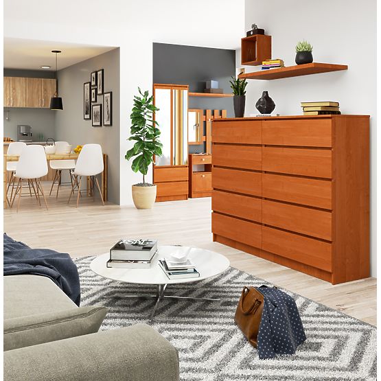 CHEST OF DRAWERS K160 10SZ CLP ALDER