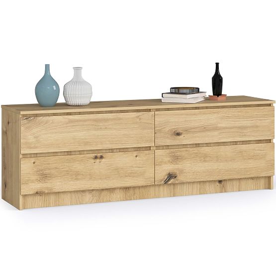 CHEST OF DRAWERS K160 4SZ CLP PK OAK ARTISAN