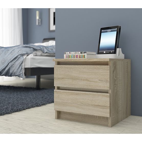 CHEST OF DRAWERS K60 2SZ CLP OAK SONOMA