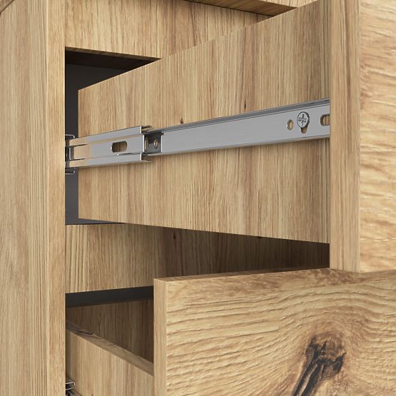 CHEST OF DRAWERS K60 3SZ CLP PK OAK ARTISAN