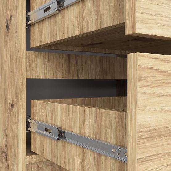 CHEST OF DRAWERS K60 4SZ PK OAK ARTISAN