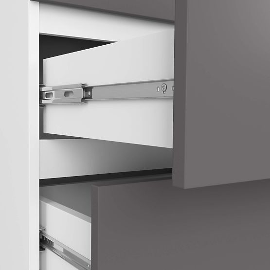 CHEST OF DRAWERS K60 6SZ CLP PK WHITE / GRAY