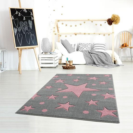 Childlike motorcyclepet Stars - gray-pink