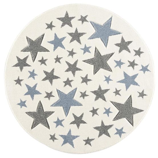 Childlike motorcyclepet Stella Round - cream-blue