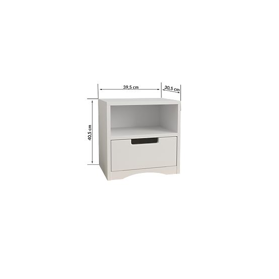 Childlike night table Classic - white