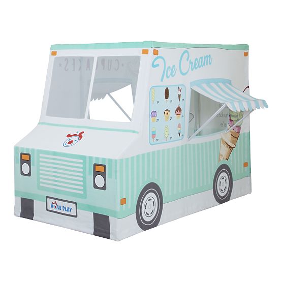 Childlike players house Ice cream motorcycle