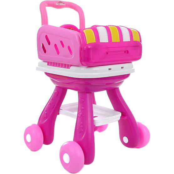 Childlike players set Ice cream stand