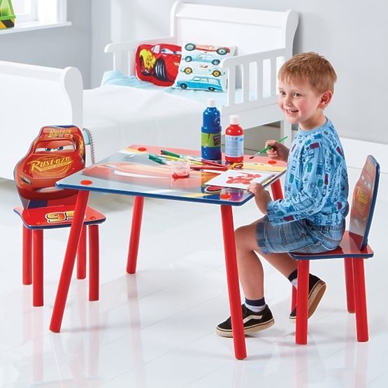 Childlike table with chairs Cars Vl