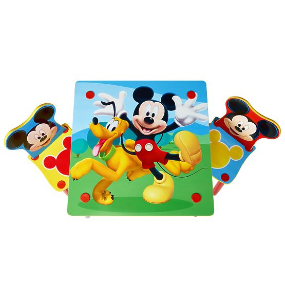 Childlike table with chairs Mickey Mouse