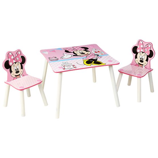 Children's Table with Chairs Minnie Mouse