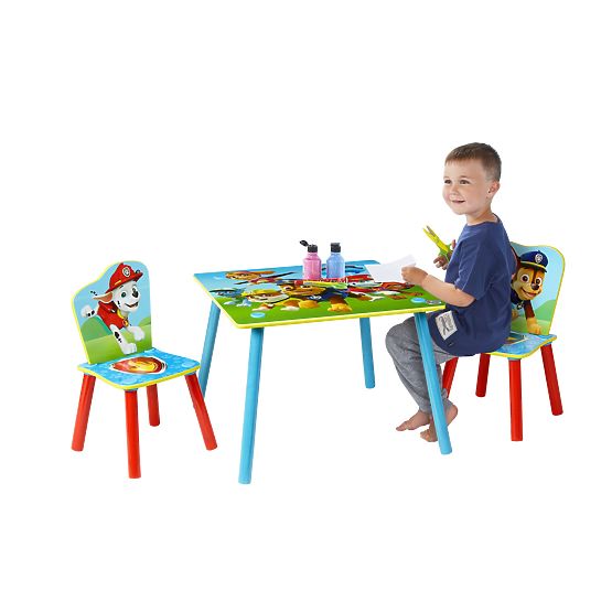Childlike table with chairs Paw Patrol